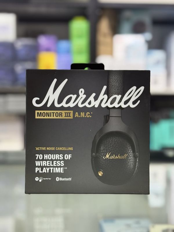 Наушники Marshall MONITOR III A.N.C. Полноразмерные,оригенал 1000% Наушники Marshall MONITOR III A.N.C. Полноразмерные,оригенал 1000%