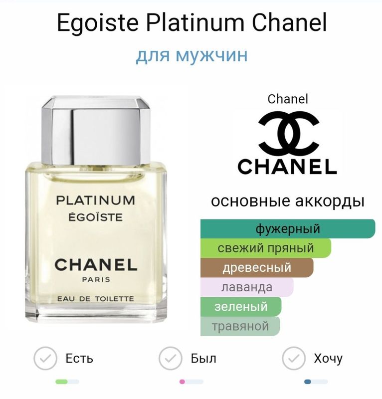 Chanel Egoiste Platinum парфюм