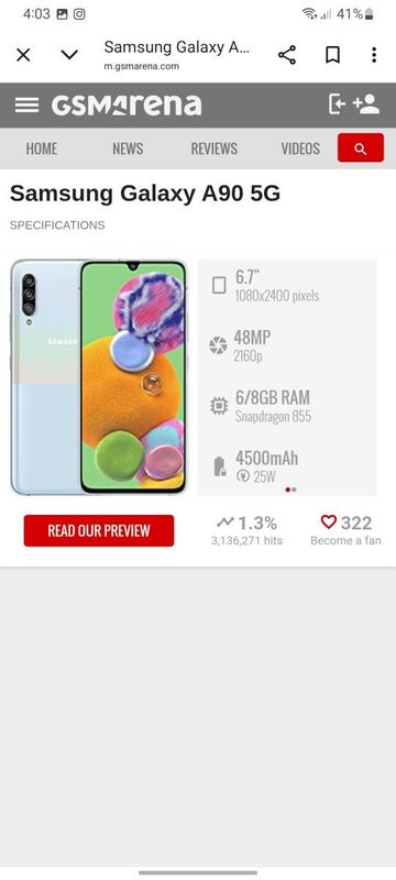 Samsung a90 5g 128 gb