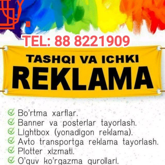 Reklama xizmati Setka bortma harf Orakal Banner Reklama xizmati Setka bortma harf Orakal Banner