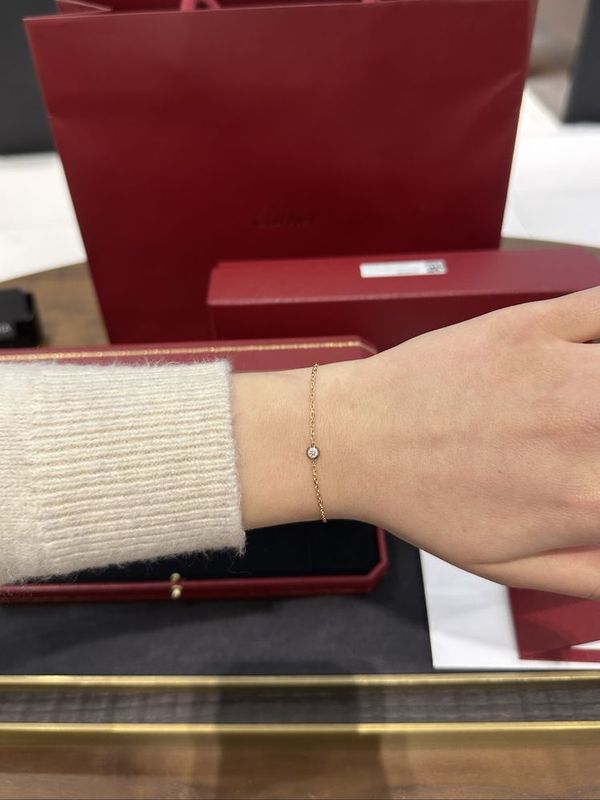 NEW Браслет с бриллиантом Cartier d'Amour Small Model B604030