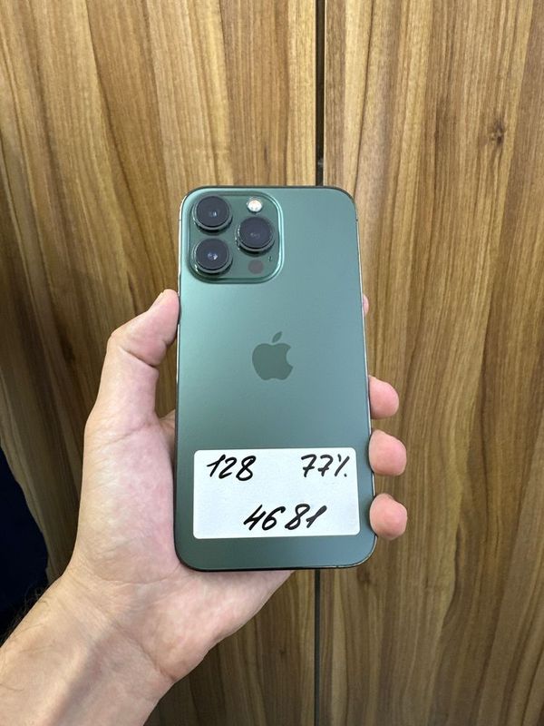 iphone 13pro, green, 128gb, 77% yomkost, ideal holati! iphone 13pro, green, 128gb, 77% yomkost, ideal holati!