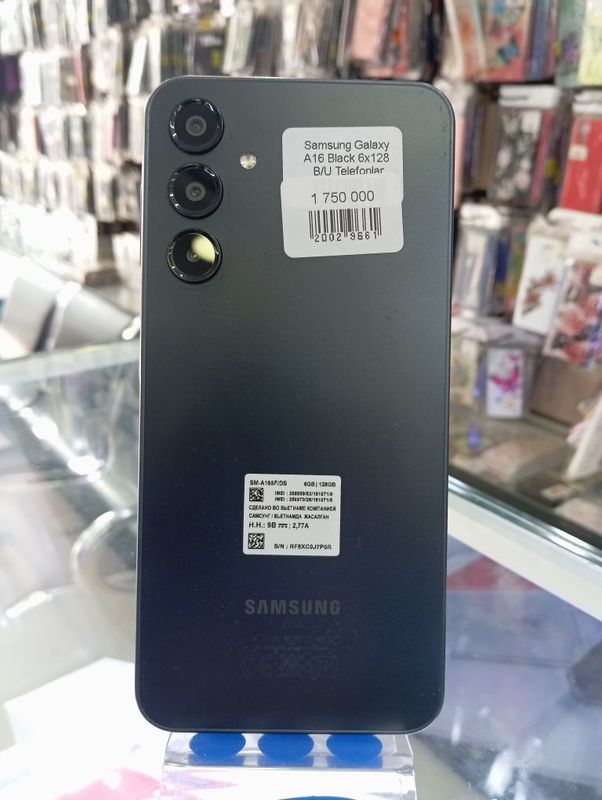 Samsung Galaxy A16 black 6x128 Sotiladi Samsung Galaxy A16 black 6x128 Sotiladi