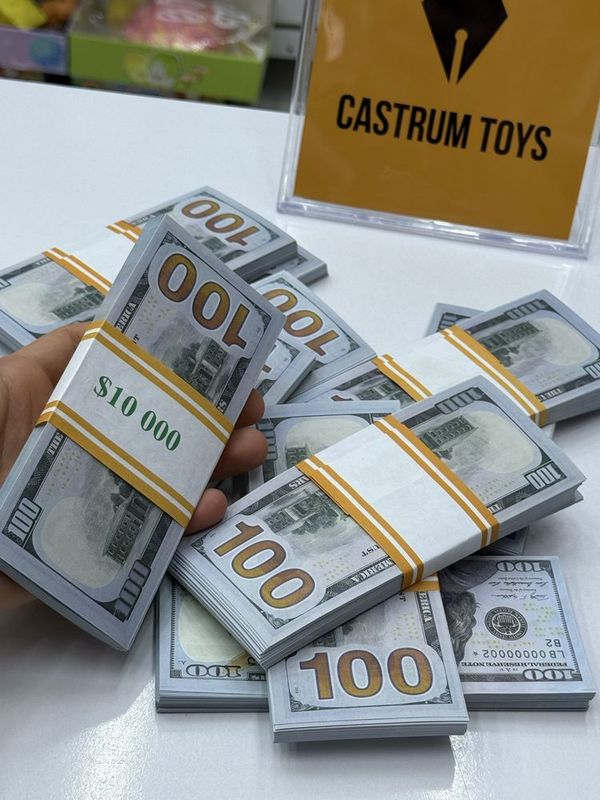 Доллар сувенир, фальшив 10.000 сум почка