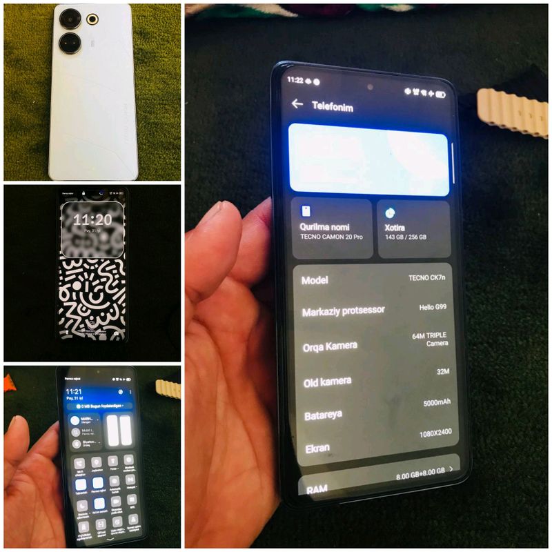 Tecno Camon 20 Pro Tecno Camon 20 Pro