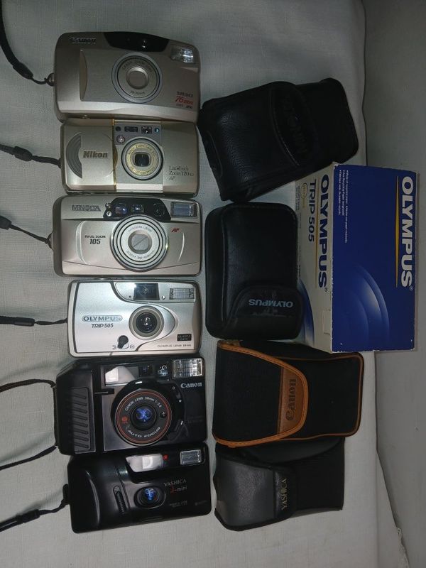Фотоаппараты Nikon, Minolta, Canon, Olympus, Yashica Фотоаппараты Nikon, Minolta, Canon, Olympus, Yashica