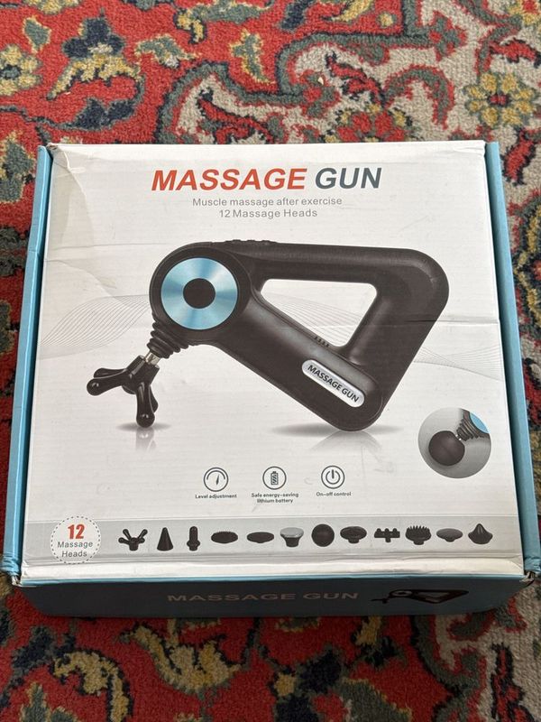 Massage Gun Massajori 12xil nasatkali