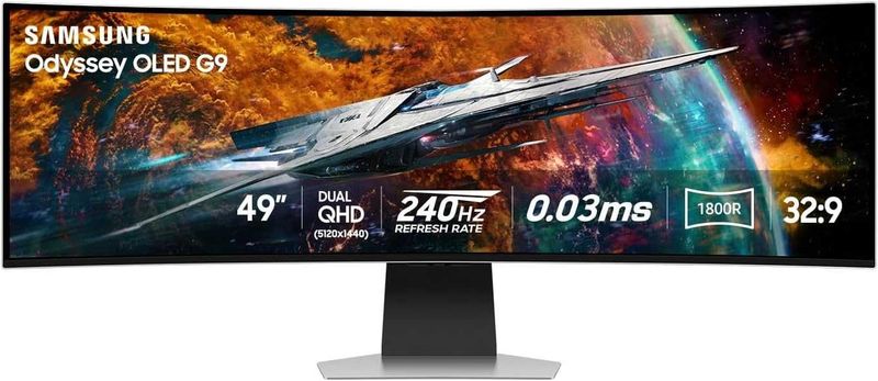 [НОВЫЙ] Монитор Samsung 49" Odyssey OLED G9 LS49CG954SMXUE 5K 240Hz