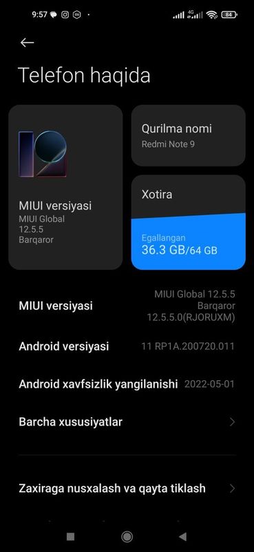 Redmi note 9 zaryadchigi bilan Redmi note 9 zaryadchigi bilan