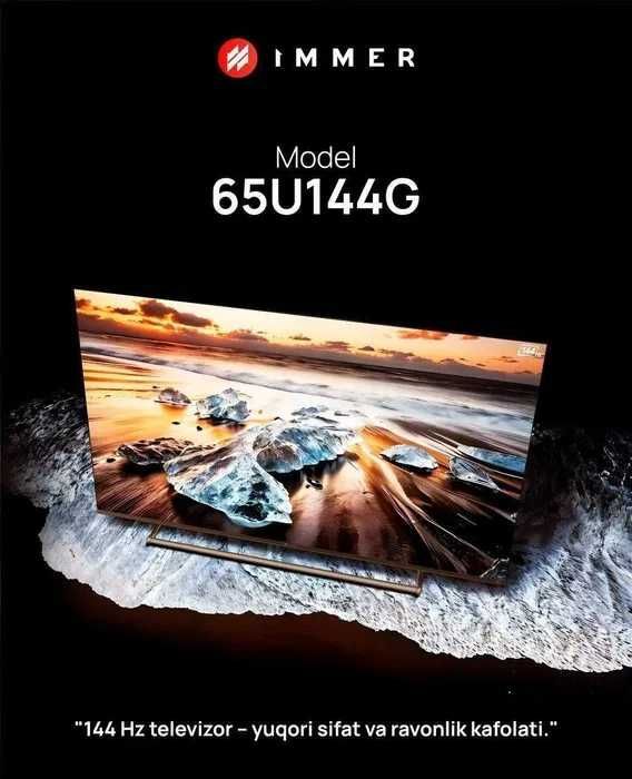 Телевизор Immer 65U144G 4K GoogleTv UHD 144 Гц + прошивка + доставка! Телевизор Immer 65U144G 4K GoogleTv UHD 144 Гц + прошивка + доставка!