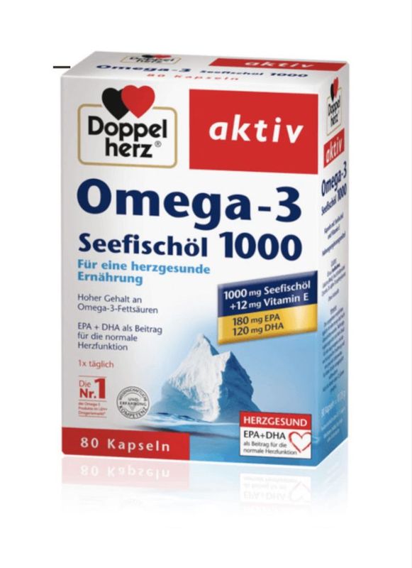 Omega-3 1000 doza doppelherz 80ta kapsula.