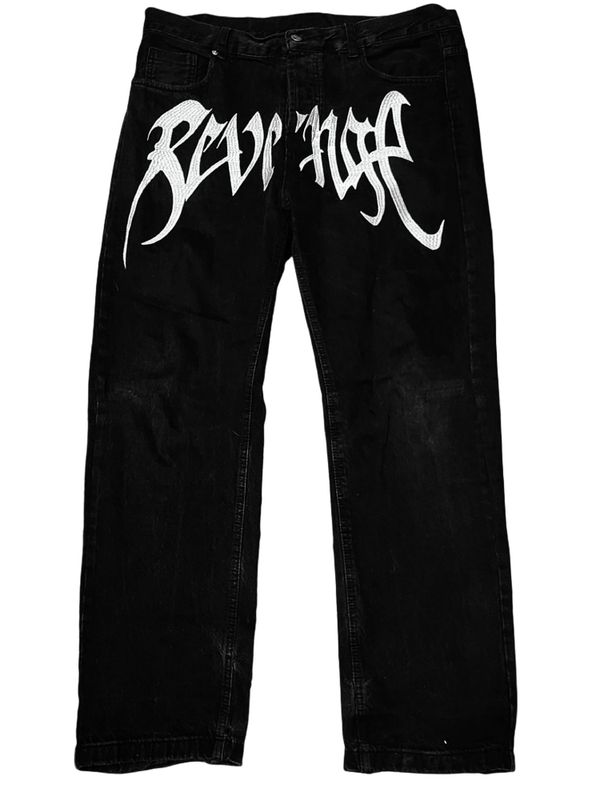 Revenge Embroidered Jeans