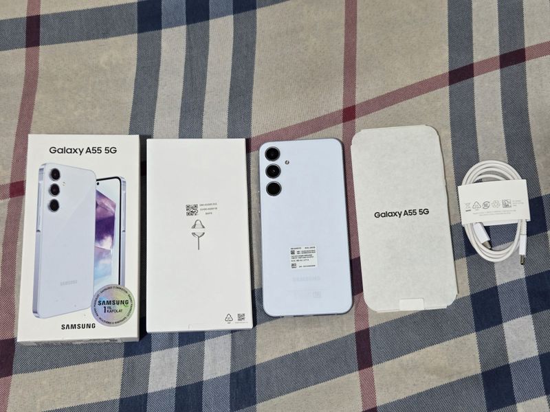Samsung A 55 - 256 GB ice blue