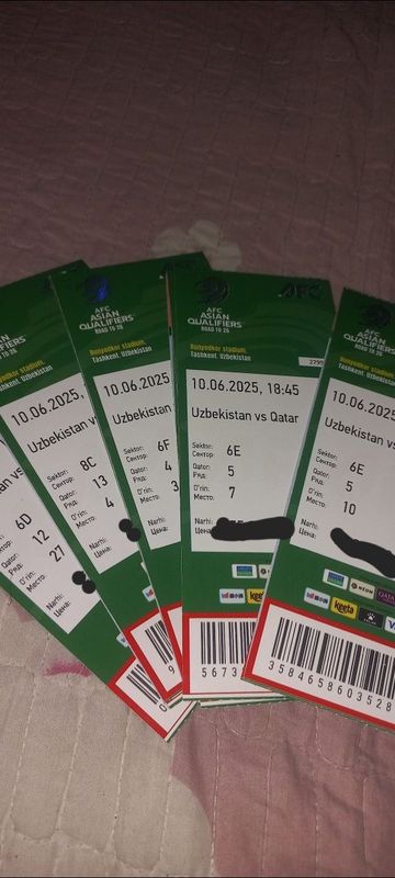 Bilet futbolga Uzb-Qatar