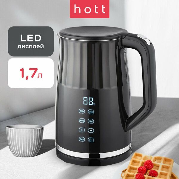 Электрический умный чайник Hott HT-EKDi03 черный Электрический умный чайник Hott HT-EKDi03 черный