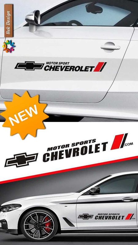 Новинка! Фирменный наклейки с логотипом для автомобиля "Chevrolet"