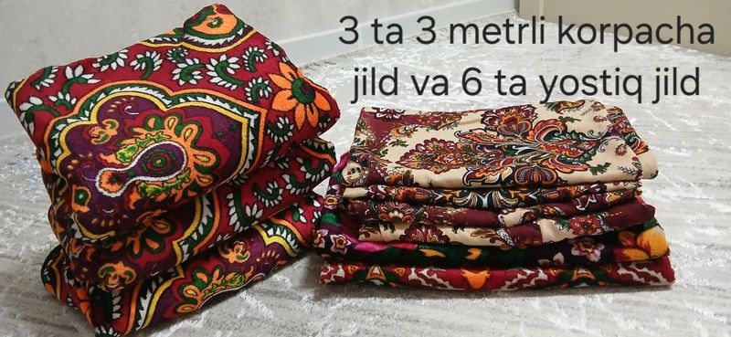Korpacha va yostiq jildla barchasi 70000 som Korpacha va yostiq jildla barchasi 70000 som