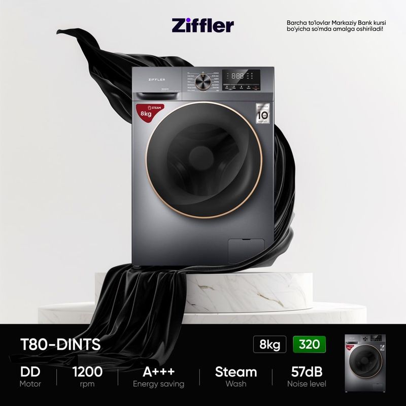 Стиральная машина ZIFFLER 8/240 10/300