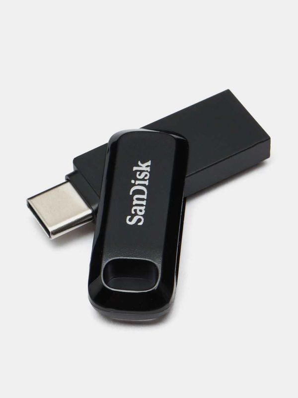 Флешка SanDisk USB Type-C 64GB (чёрный) Флешка SanDisk USB Type-C 64GB (чёрный)