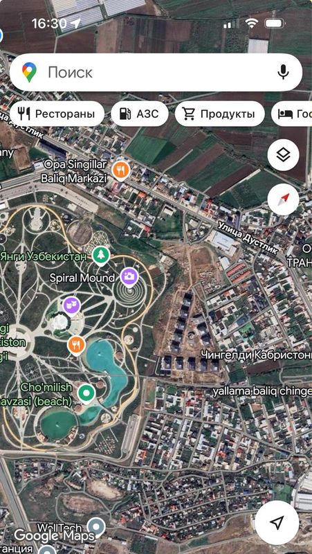 Продается Земля 15 соток под Бизнес или Дом. Парк Yangi O’zbekiston.