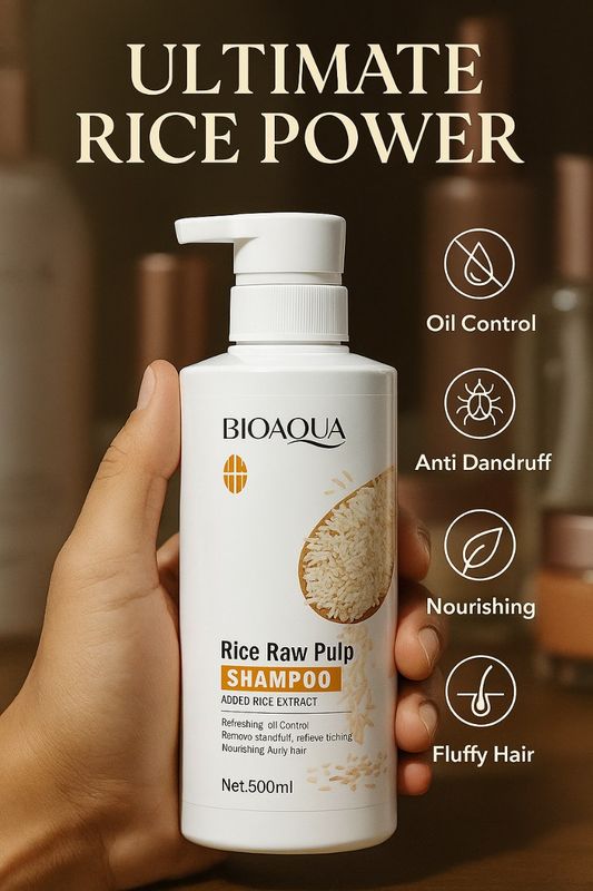 Bioaqua Rice Raw Pulp Shampuni