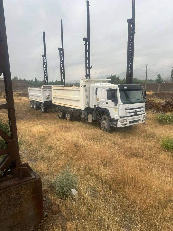 Самосвал хово 25 т завод газ прицепи билан 115000 км, холати зур
