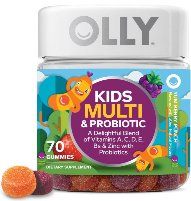 Детские витамины и пробиотики Olly kids multivitamin & probiotic gummy Детские витамины и пробиотики Olly kids multivitamin & probiotic gummy