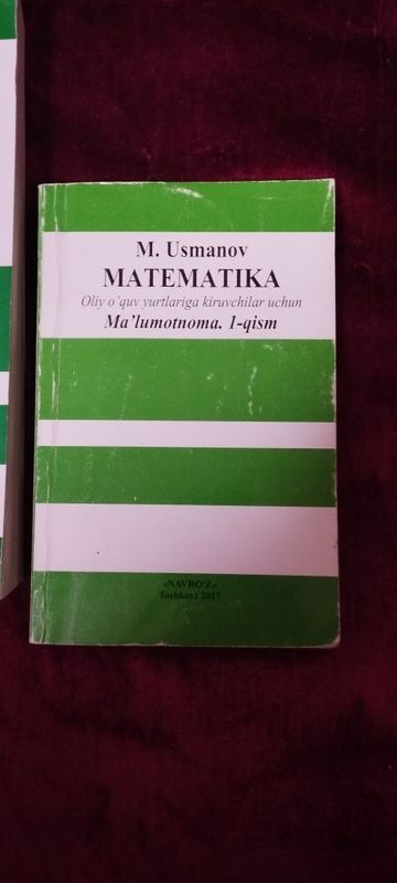 Matematikadan misol va masalalar. Usmonov+ qo'lllanmasi bilan