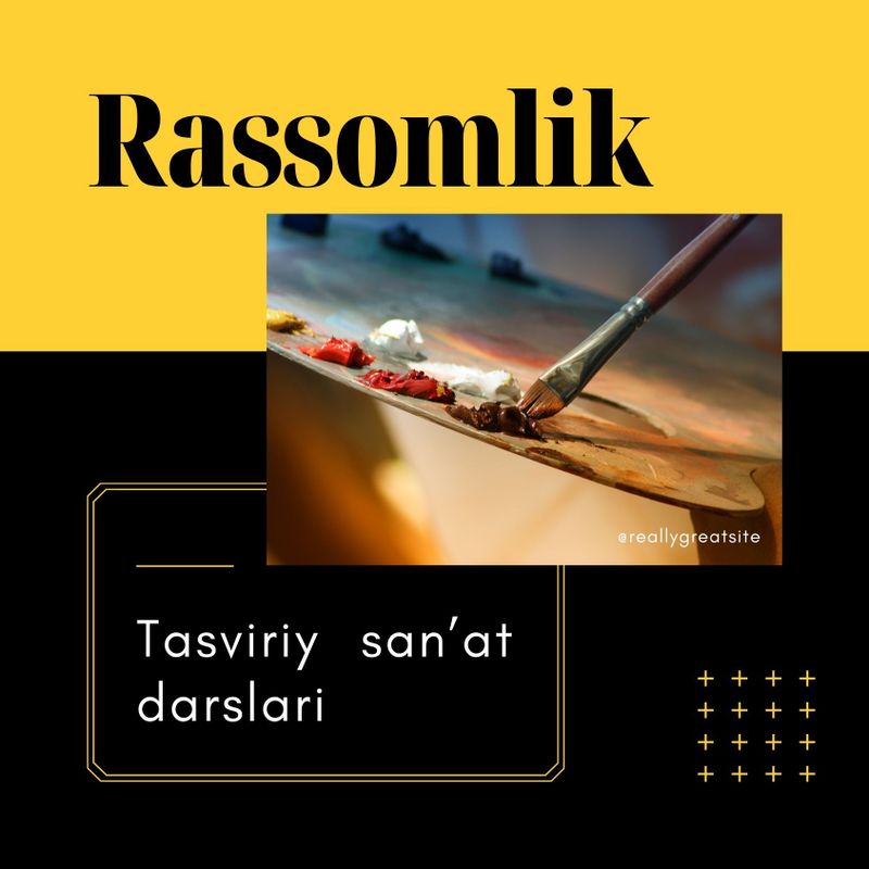 Rassomlik darslari - Individual kurslar!