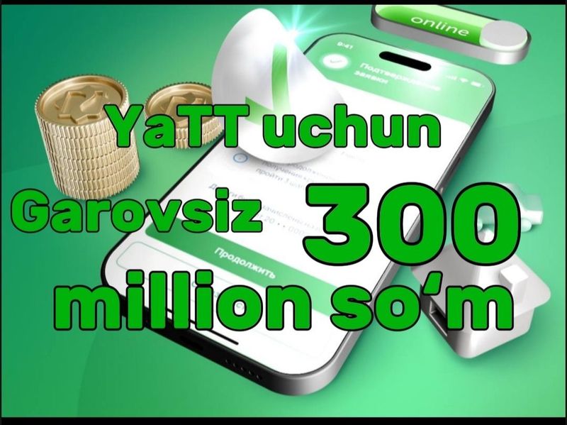 Garovsiz Kredit-YaTT uchun | Без залог Кредит- Для ИП