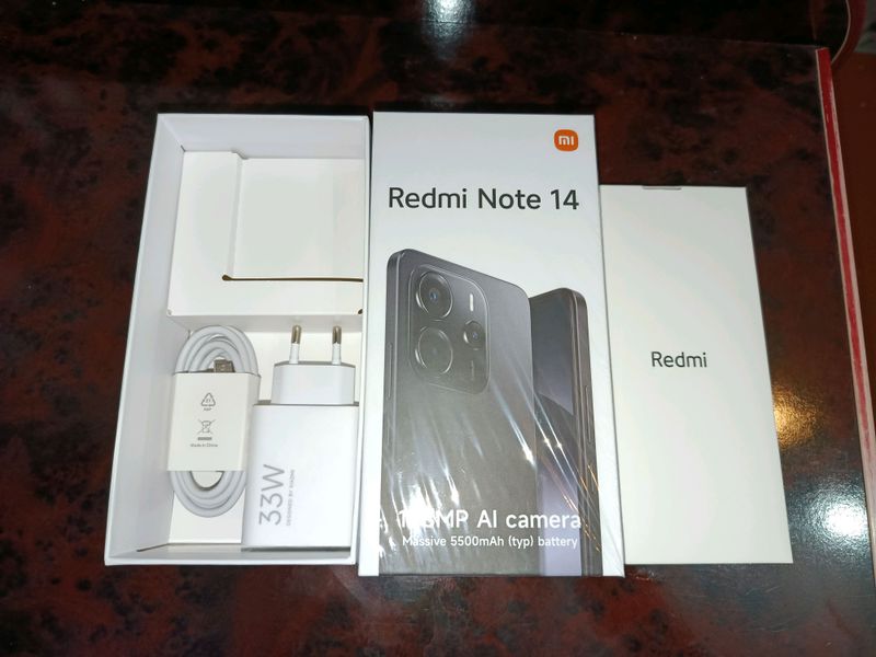 Смартфон Redmi Note 14 8/256 ГБ, черный Смартфон Redmi Note 14 8/256 ГБ, черный