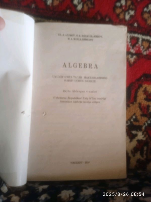 algebra 9-sinf 2019 yil chiqqan algebra 9-sinf 2019 yil chiqqan