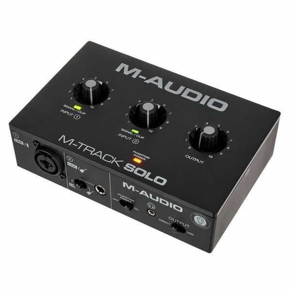 M-AUDIO M-TRACK SOLO Аудиоинтерфейс M-AUDIO M-TRACK SOLO Аудиоинтерфейс