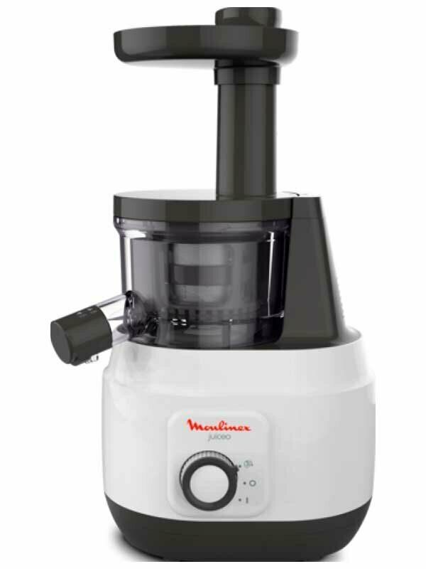 Соковыжималка шнековая Moulinex Juiceo ZU150110, белый/серый Соковыжималка шнековая Moulinex Juiceo ZU150110, белый/серый