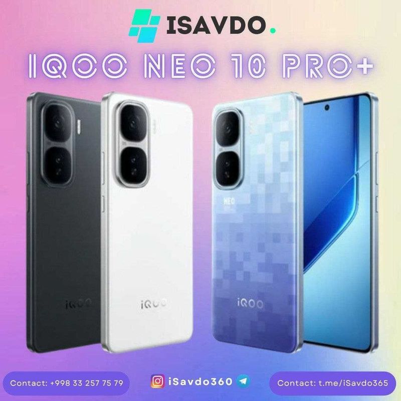iQOO NEO 10 Pro+ (Oldindan to`lovsiz | Без предоплаты) (Рассрочка) iQOO NEO 10 Pro+ (Oldindan to`lovsiz | Без предоплаты) (Рассрочка)