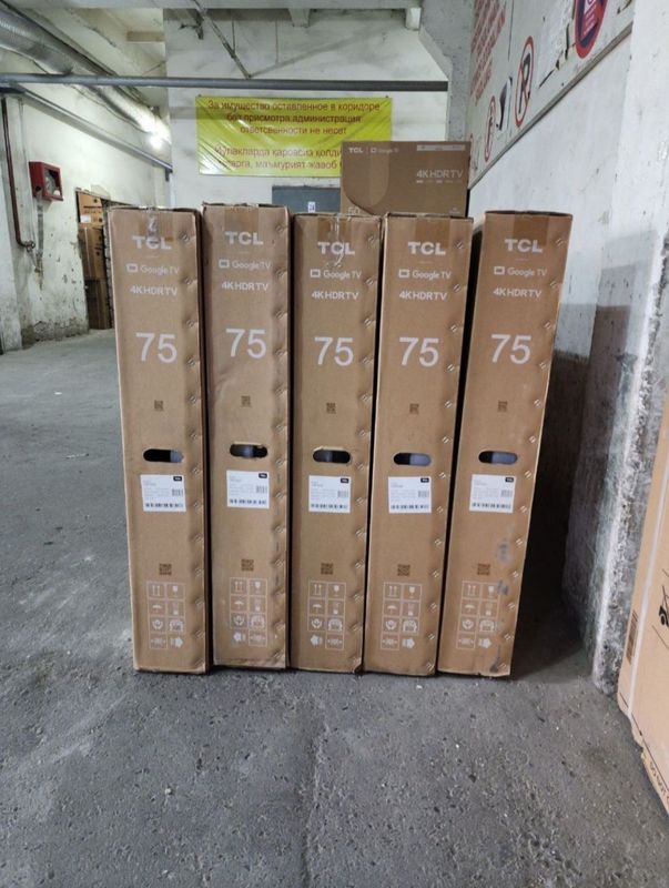 Телевизор Tcl 65,75 4K LED Smart Tv 2024год + Доставка бесплатно