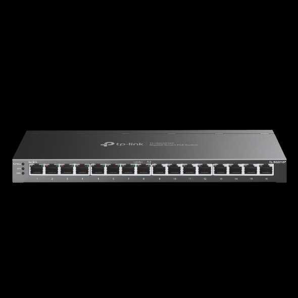 TP-Link JetStream SG2016P — 16-портовый гигабитный PoE+ TP-Link JetStream SG2016P — 16-портовый гигабитный PoE+