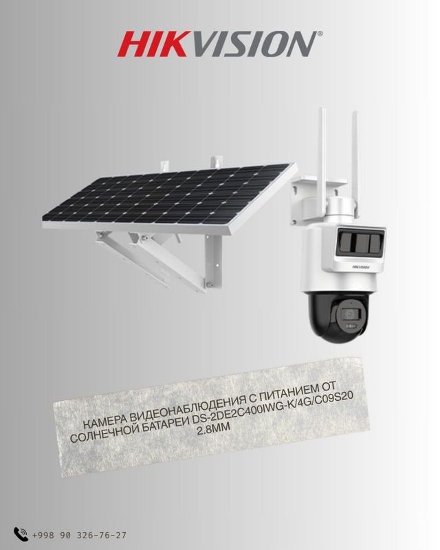 4MP Pro quyosh energiyasi bilan ishlaydigan xavfsizlik PT kamerasini s