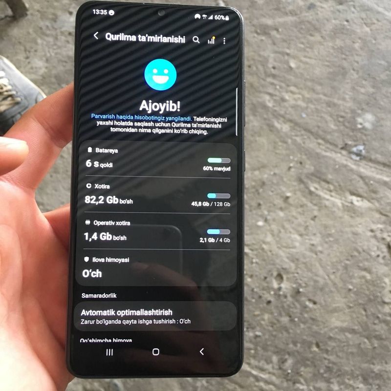Samsung a32 holati yaxshi Samsung a32 holati yaxshi
