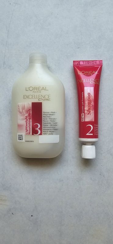 Бальзам и шампунь "Loreal Paris Excellence Creme"