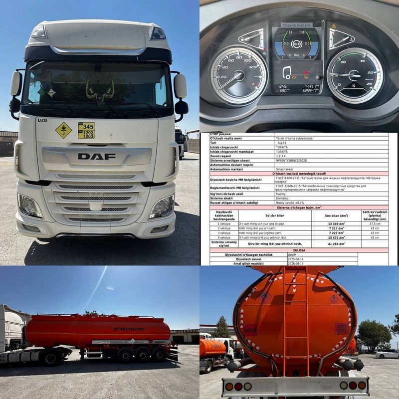 Продается ТЯГАЧ: DAF XF 450 FT 2018 года с полным оснащением и действ