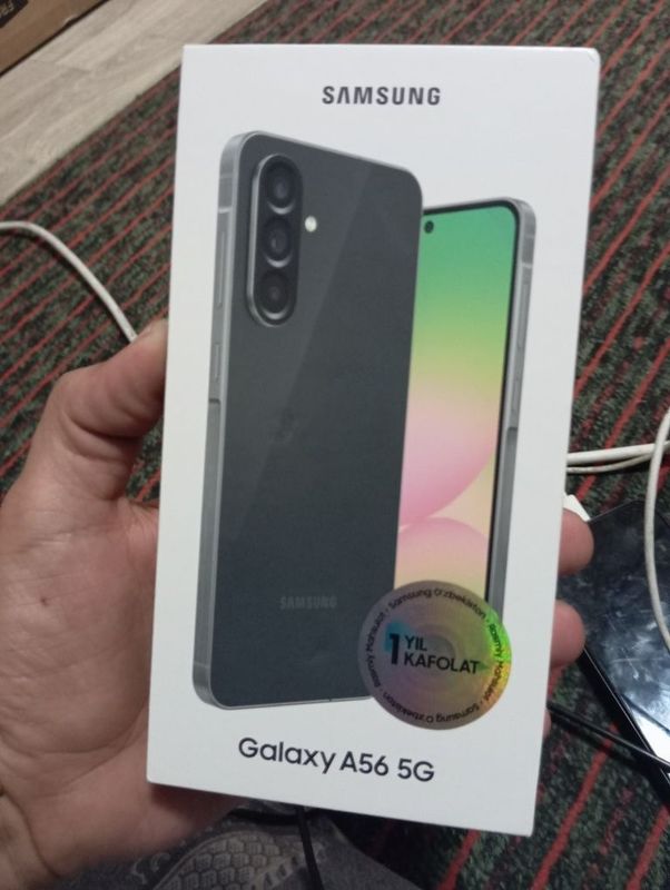 Samsung A56 256gb yangi pachka ochilmagan Samsung A56 256gb yangi pachka ochilmagan