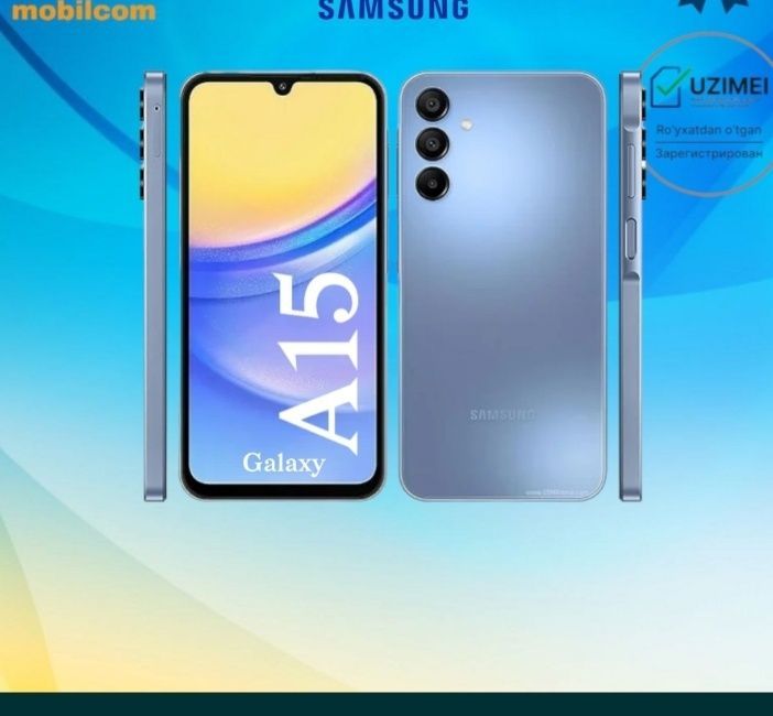 Samsung a15 yangi karobka ochilmagan