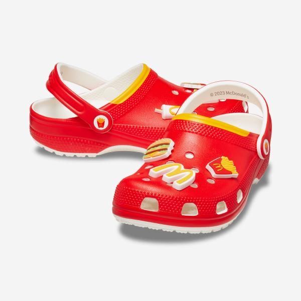 Новые crocs с колобарацией Магдоналс Новые crocs с колобарацией Магдоналс