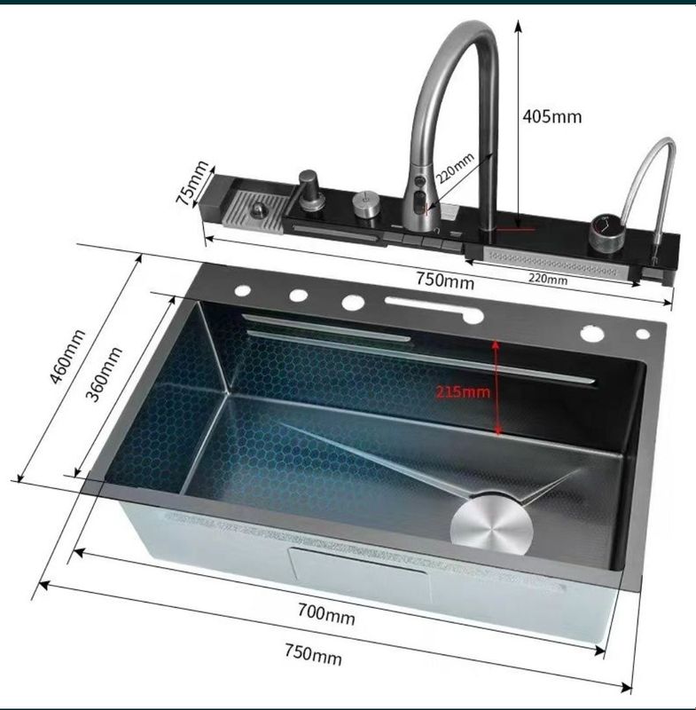 Смарт мойка.Многофункционалная мойка, водопад мойка