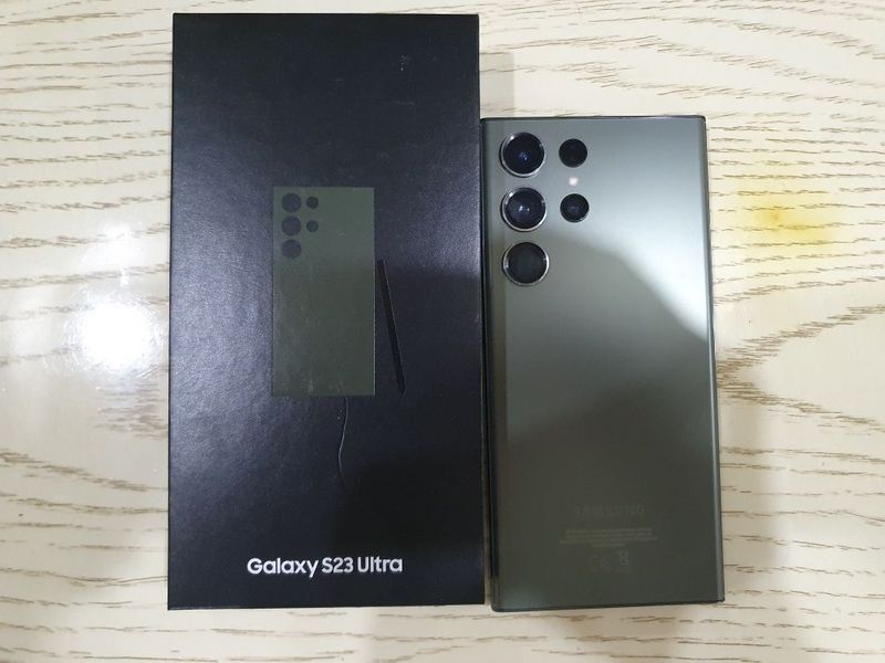 Samsung S23 Ultra green rangli