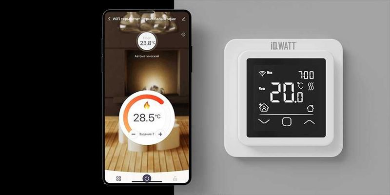 Терморегулятор с функией Умного Дома Smart Heat Терморегулятор с функией Умного Дома Smart Heat