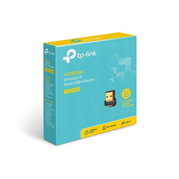 Wi-Fi USB-адаптер TP-Link TL-WN725N N150 Ультракомпактный.