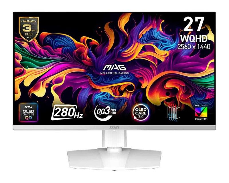 MSI MAG 272QPW QD-OLED X28 27-inch Gaming Monitor MSI MAG 272QPW QD-OLED X28 27-inch Gaming Monitor