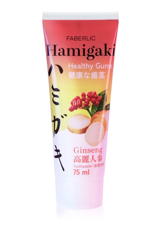 Зубная паста «Здоровье дёсен» с женьшенем Hamigaki — укрепление десен и свежесть Зубная паста «Здоровье дёсен» с женьшенем Hamigaki — укрепление десен и свежесть